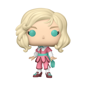 Funko POP! Castlevania: Nocturne #1688 Maria Exclusivo na embalagem original, destacando a figura de Maria com detalhes autênticos, visíveis através de uma janela de plástico transparente.