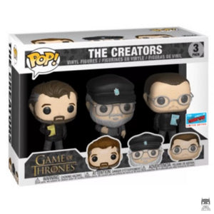 [PRÉ-RESERVA] Funko POP! Game of Thrones The Creators 3-pack Exclusivo - caixa