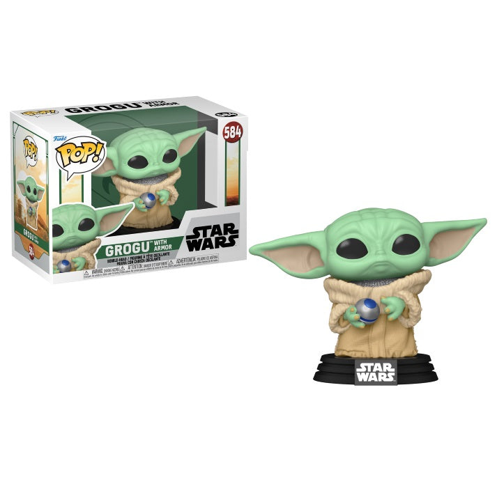 Star Wars The Book of Boba Fett POP! TV Vinyl Figure Grogu w/armor 9 cm
