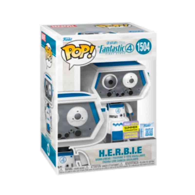Funko POP! Marvel Fantastic Four: First Steps #1504 H.E.R.B.I.E. SDCC 2025 Exclusivo