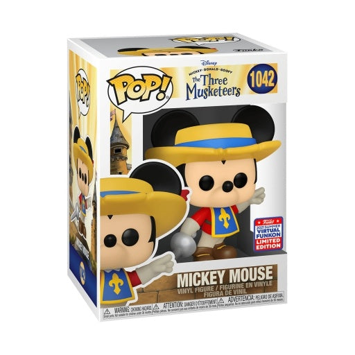 Funko POP! Disney The Three Musketeers #1042 Mickey Mouse Funkon 2021