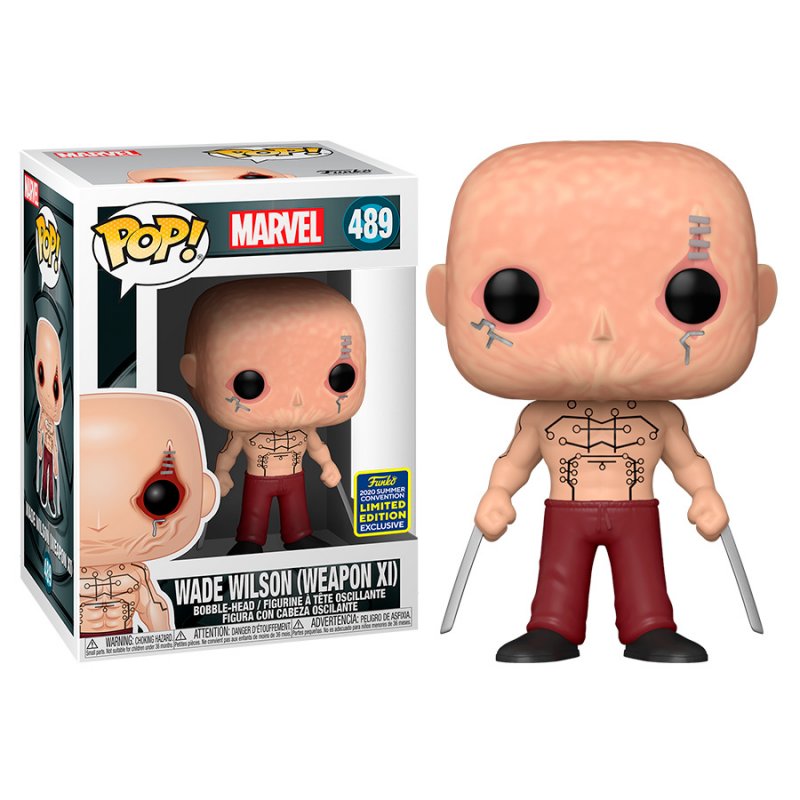 Funko POP! Marvel #489 Wade Wilson (Weapon XI) Exclusivo SDCC 2020