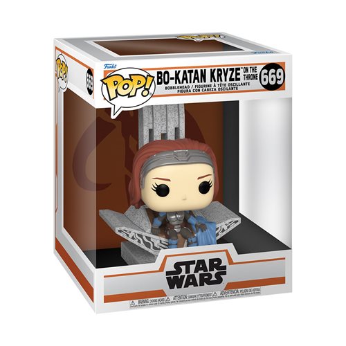 Funko POP! Star Wars Mandalorian #669 Bo-Katan Kryze on the Throne Deluxe