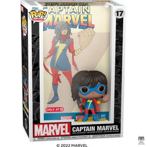 [PRÉ-RESERVA] Funko POP! Comic Covers Marvel #17 Captain Marvel - caixa