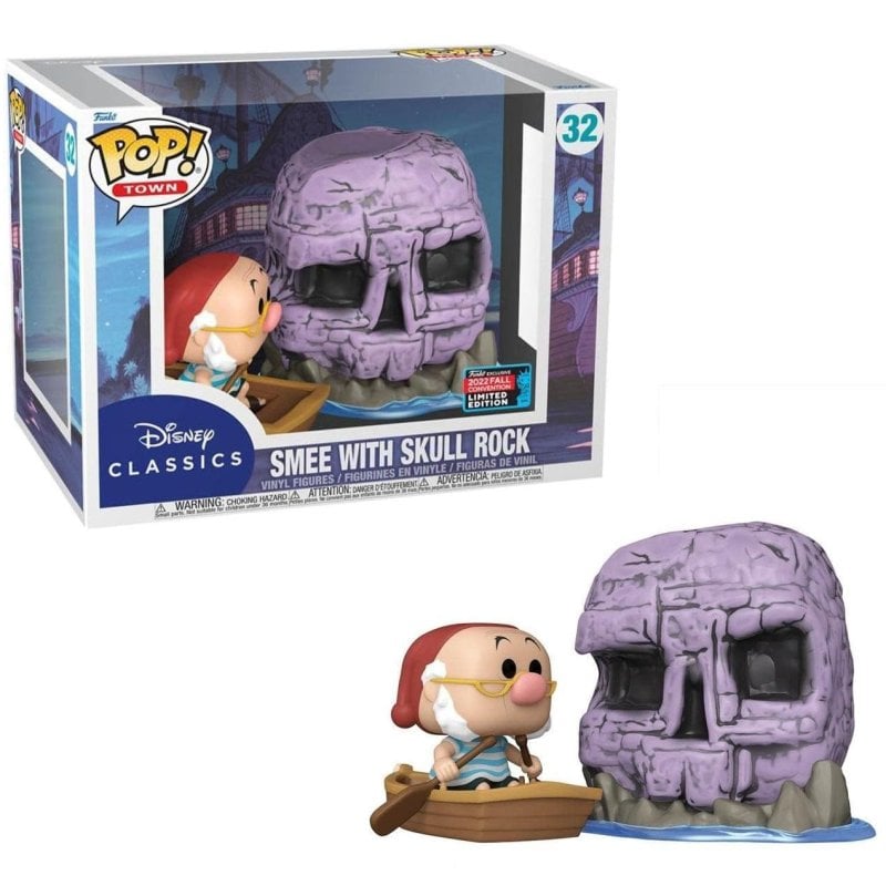 Funko POP! Disney Peter Pan #32 Smee with Skull Rock NYCC 2022 Exclusivo
