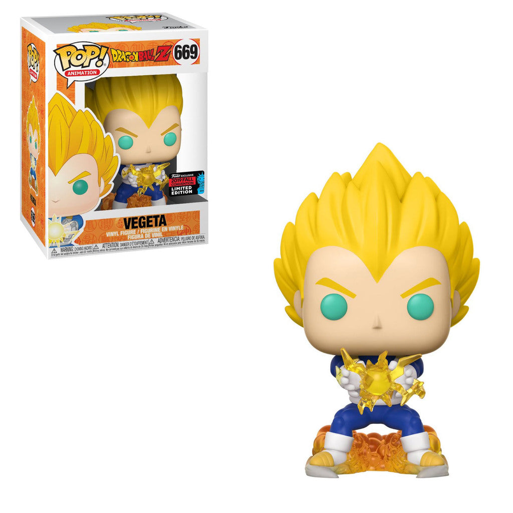 Funko POP! Dragon Ball #669 Final Flash Vegeta NYCC 2019 Exclusivo