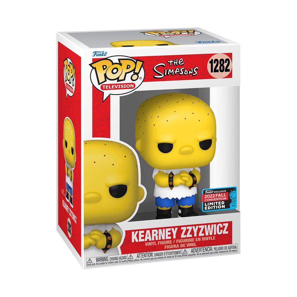 Funko Pop! The Simpsons #1282 Kearney Zzyzwicz NYCC 2022 Exclusivo
