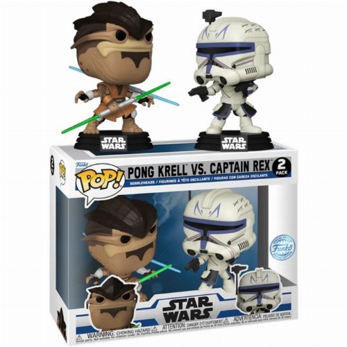 Funko POP! Star Wars # Pong Krell vs. Captain Rex Exclusivo
