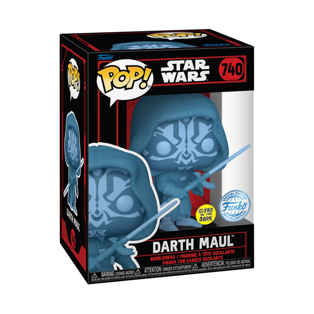 Funko POP! Star Wars #740 Darth Maul (Holo) GITD Exclusivo
