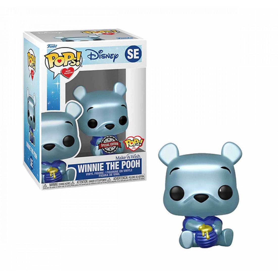 Funko POP! Make-a-Wish # Winnie The Pooh Metallic Exclusivo