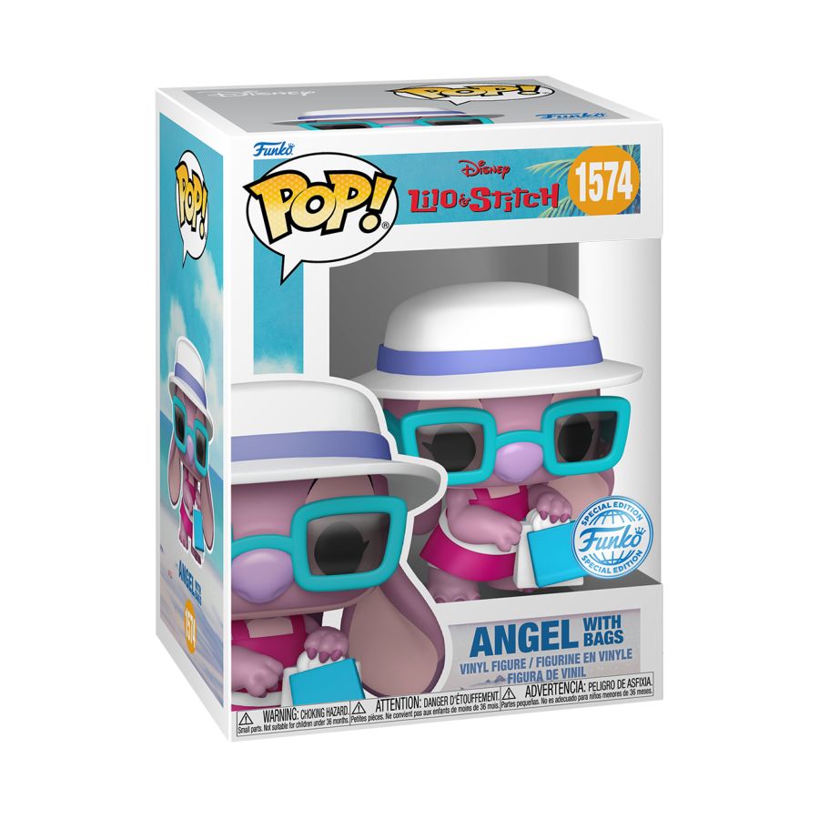 Funko POP! Disney Lilo & Stitch #1574 Angel with Bags Exclusivo