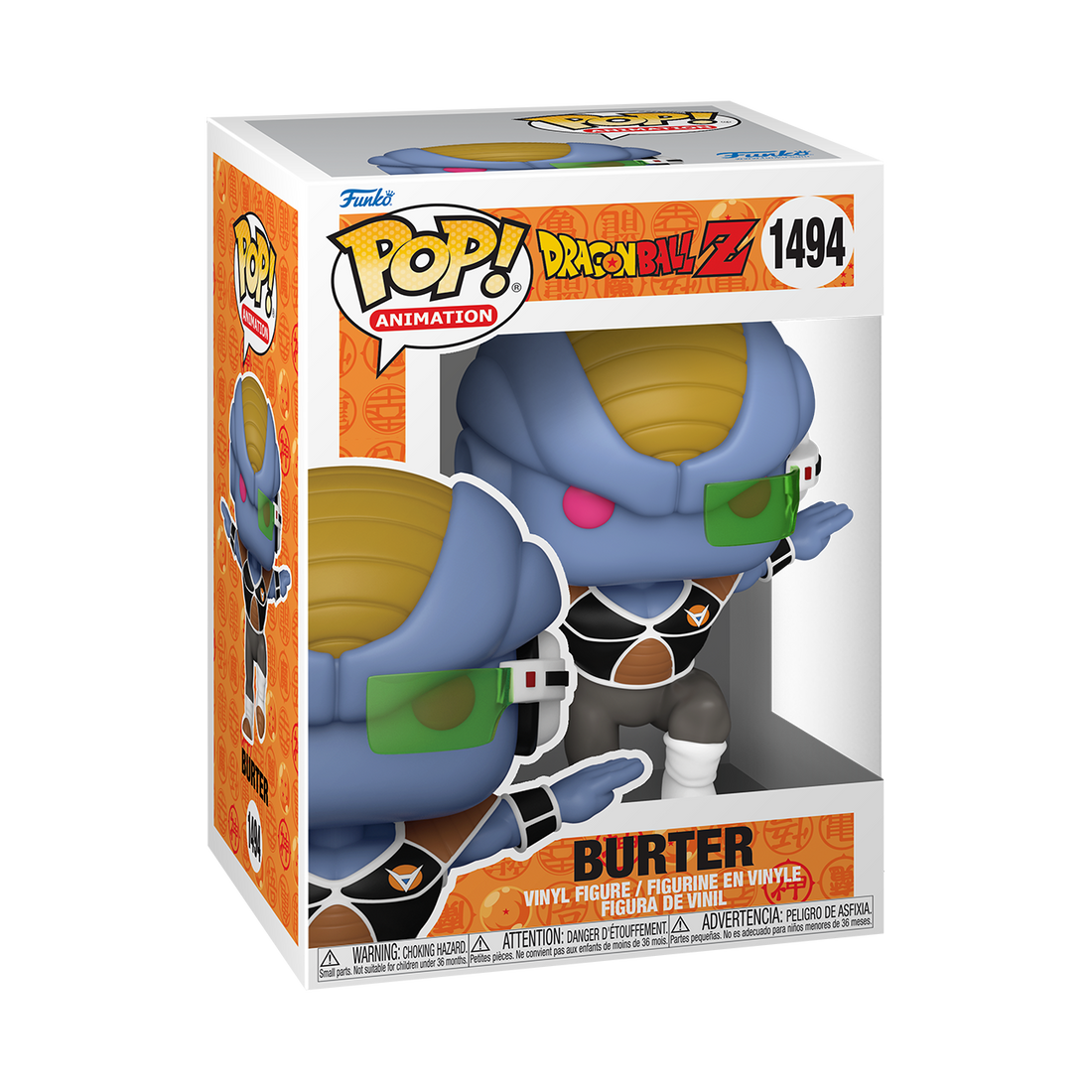 Dragon Ball Z POP! Animation Vinyl Figure Burter 9 cm