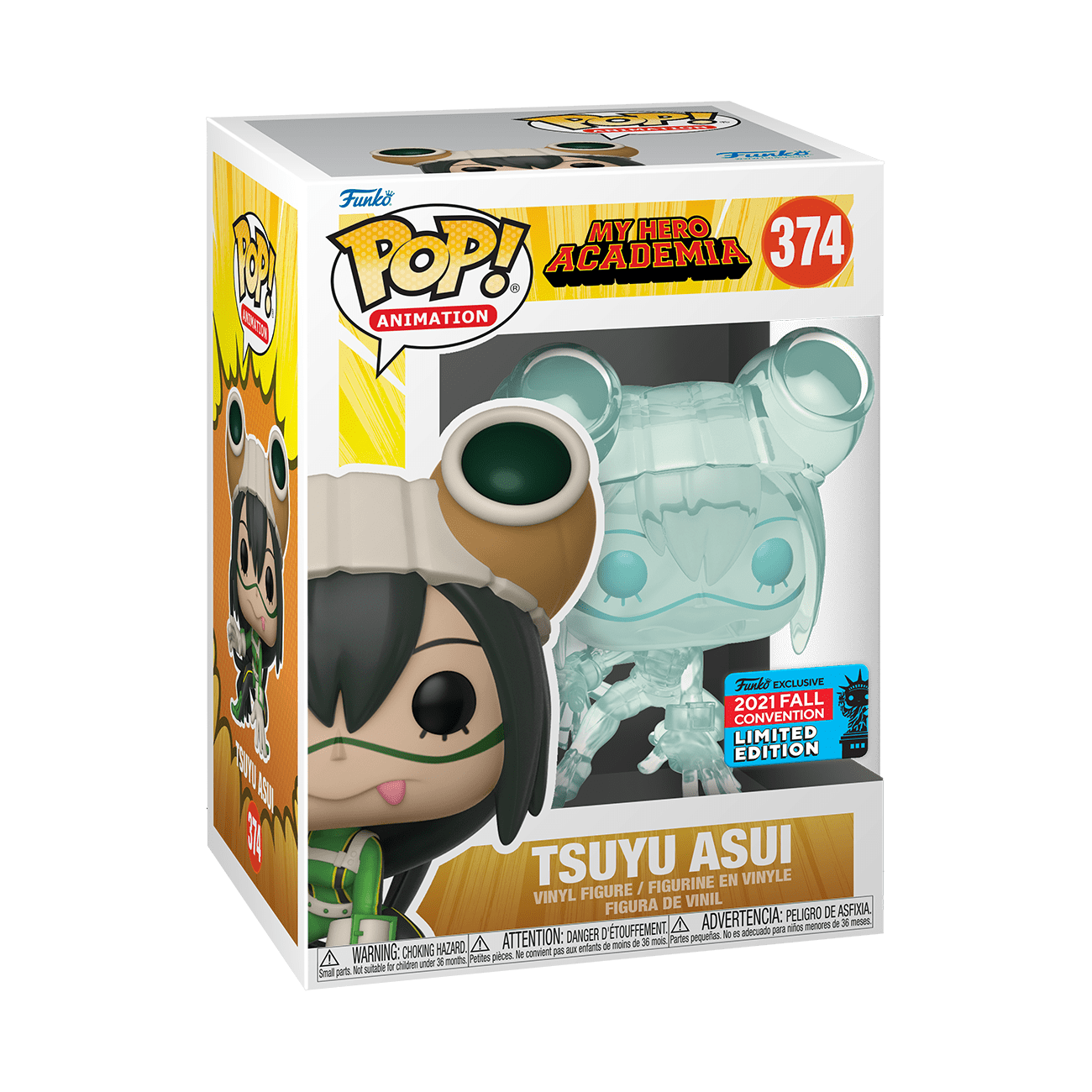 Funko POP! My Hero Academia Tsuyu (Clear) NYCC 2021