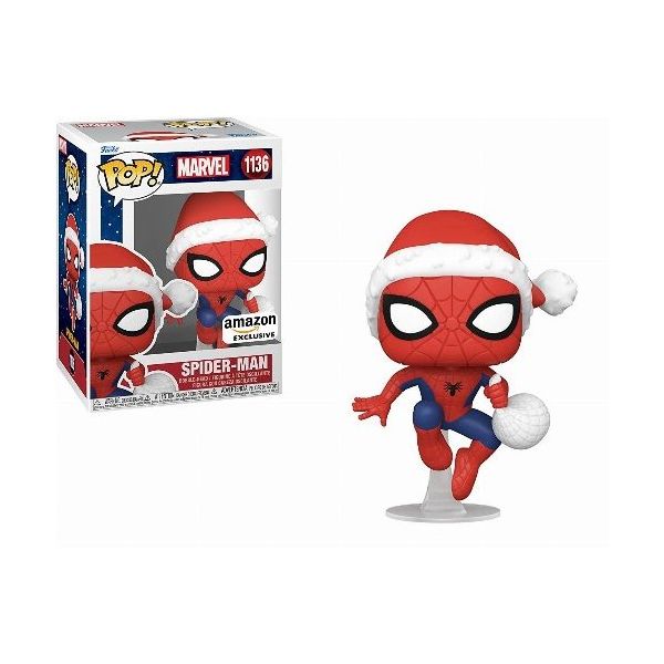 Funko POP! Marvel #1136 Spider-Man Santa Exclusivo