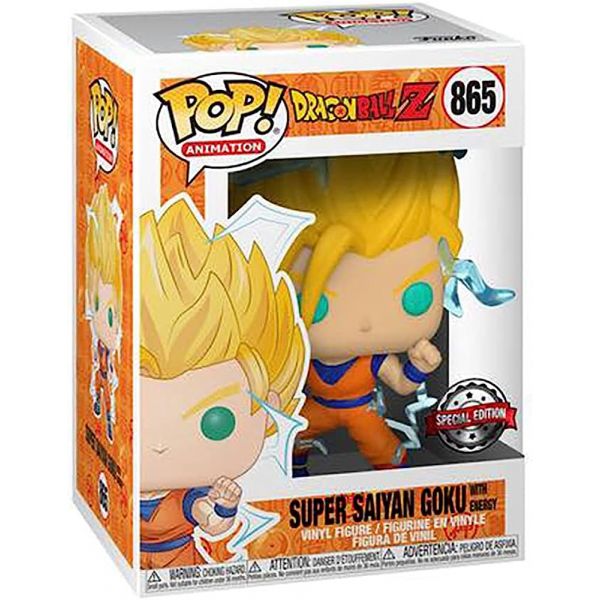 Funko POP! Dragon Ball #865 Super Saiyan Goku with Energy Exclusivo