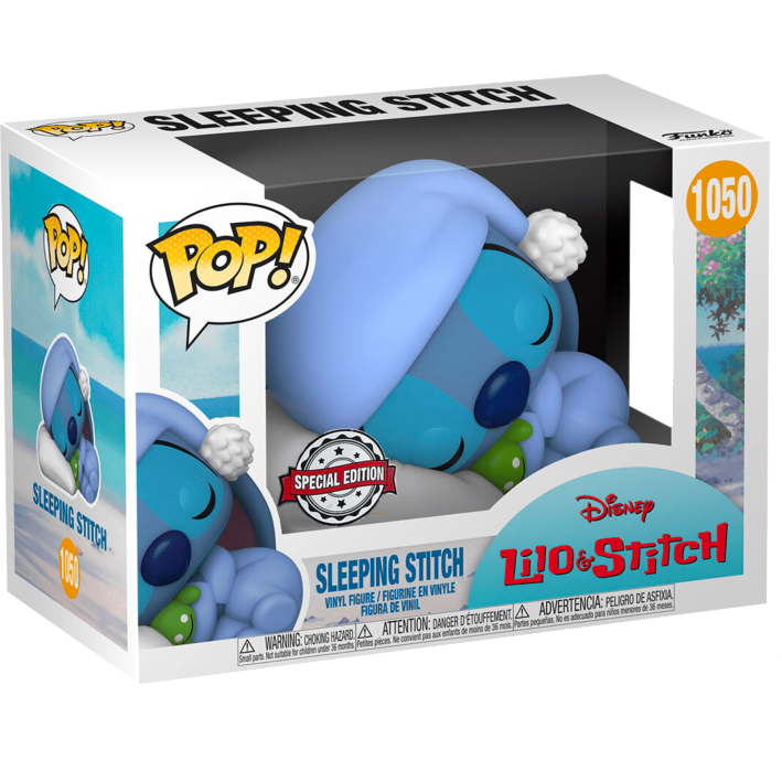 Funko POP! Disney Lilo & Stitch #1050 Stitch Sleeping Exclusivo
