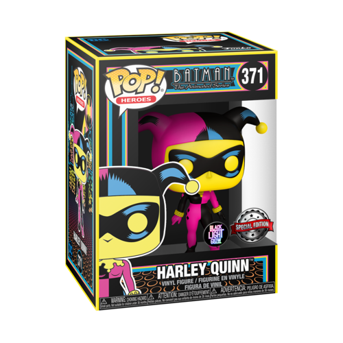 Funko POP! DC #371 Harley Quinn Blacklight Exclusivo