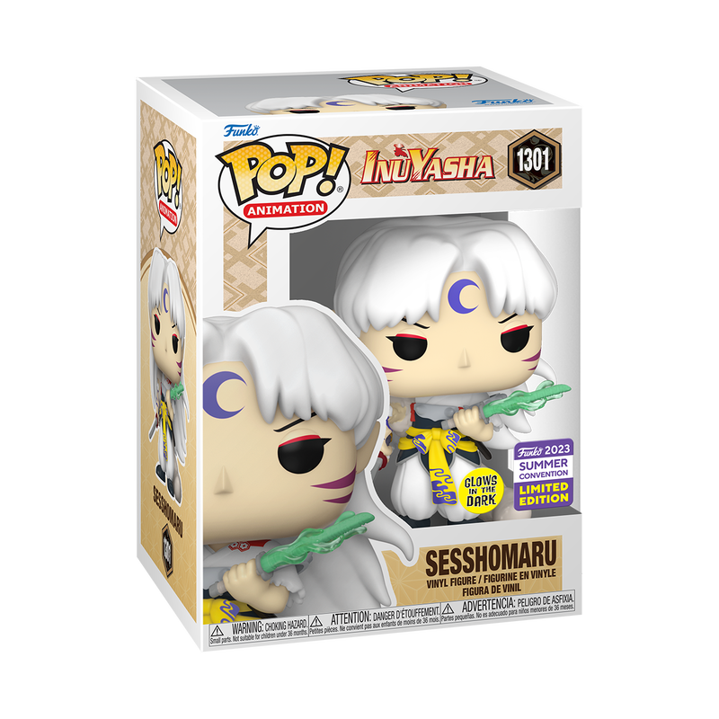 Funko POP! Inuyasha #1301 Sesshomaru GITD SDCC 2023 Exclusivo