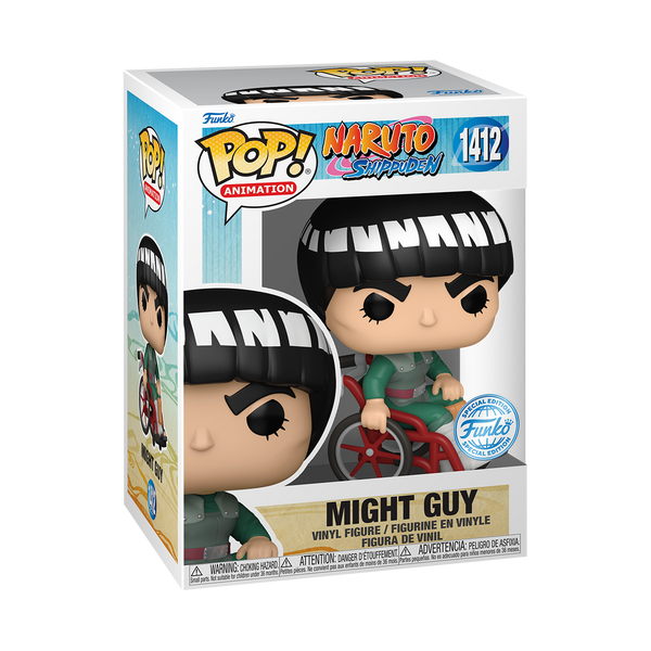 Funko POP! Naruto #1412 Might Guy in Wheelchair Exclusivo