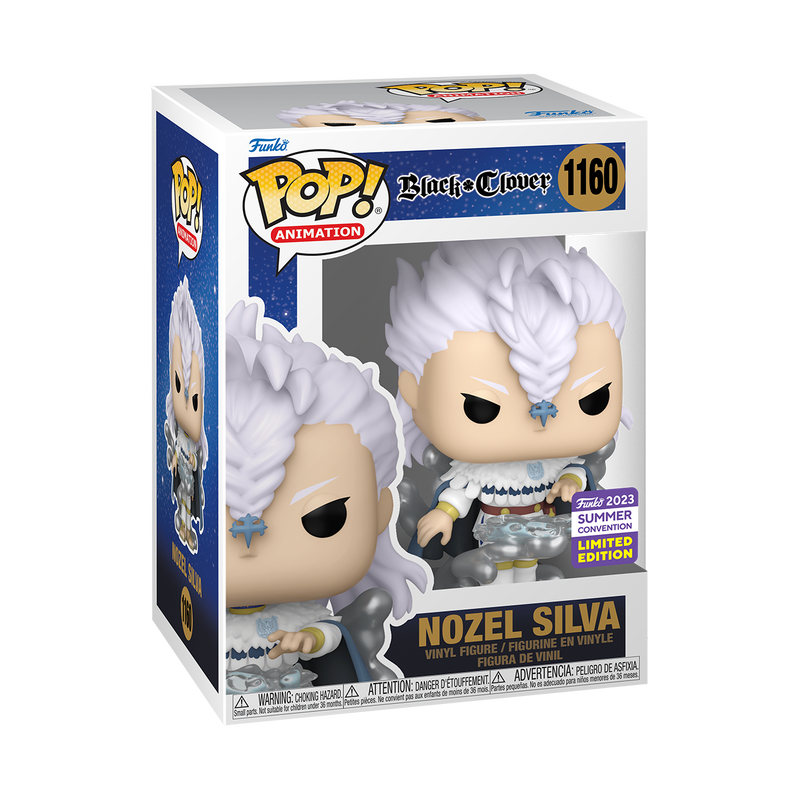 Funko POP! Black Clover #1160 Nozel Silva SDCC 2023 Exclusivo