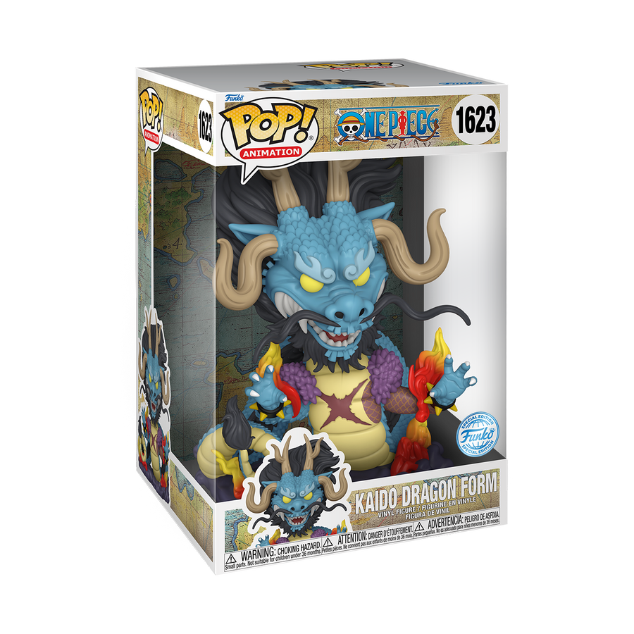 Funko POP! One Piece #1623 Kaido Dragon Form Exclusivo *Caixas Danificadas*