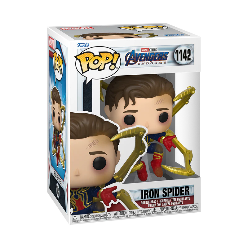 Funko POP! Marvel Avengers: Endgame #1142 Unmasked Iron Spider
