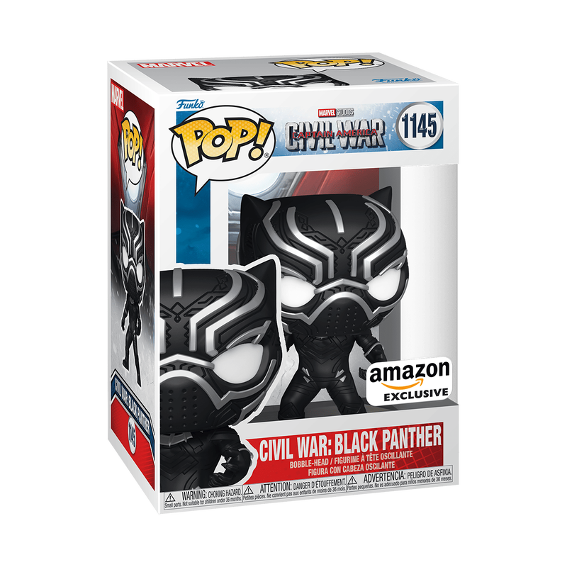 Funko POP! Marvel Civil War #1145 Black Panther Exclusivo