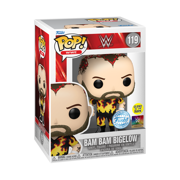 Funko POP! WWE #119 Bam Bam Bigelow Exclusivo