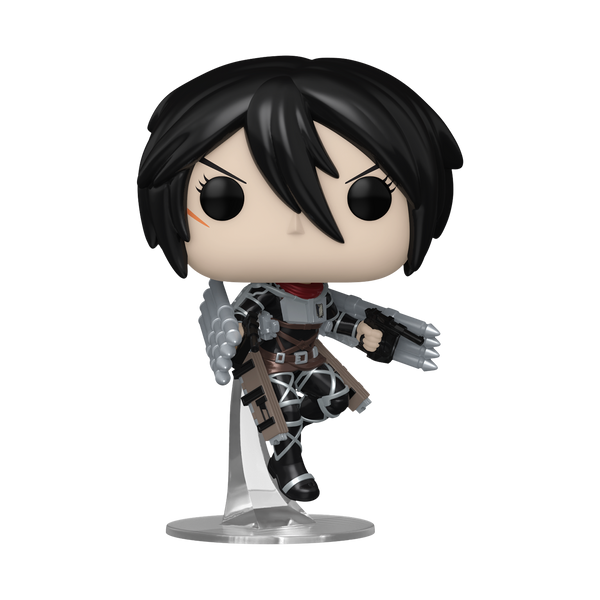Funko POP! Attack on Titan #1446 Mikasa Ackerman Metallic Exclusivo