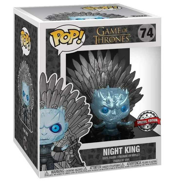 Funko POP! Game of Thrones #74 Night King on Throne (Metallic) Exclusivo