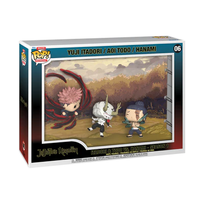 Jujutsu Kaisen POP Moments Vinyl Figures Itadori & Todo vs Hanami 9 cm