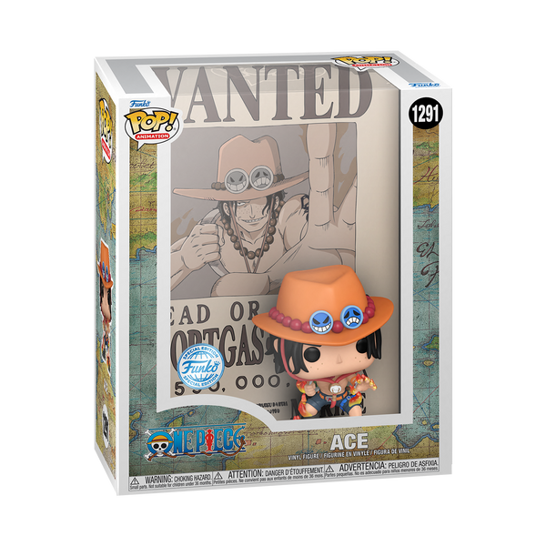 [PRÉ-RESERVA] Funko POP! One Piece #1291 Ace (Wanted Poster) Exclusivo