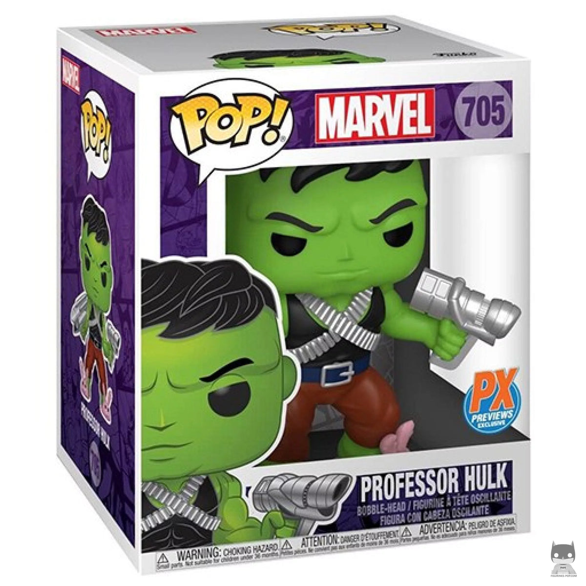 [PRÉ-RESERVA] Funko POP! Marvel #705 Professor Hulk Supersized Exclusivo - caixa