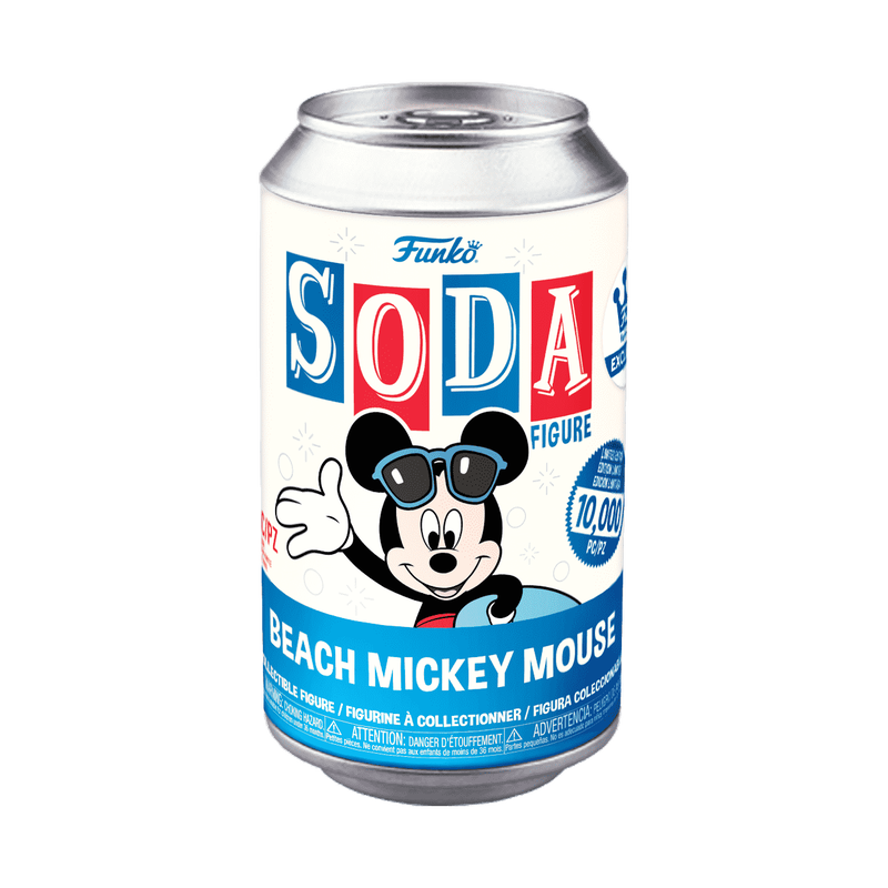 Funko Soda Disney # Beach Mickey Exclusivo