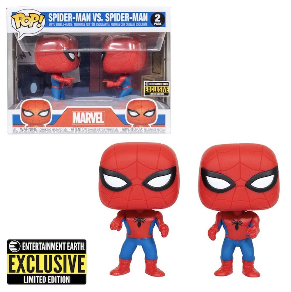 Funko POP! Marvel Spider-Man vs. Spider-Man Impostor Exclusivo
