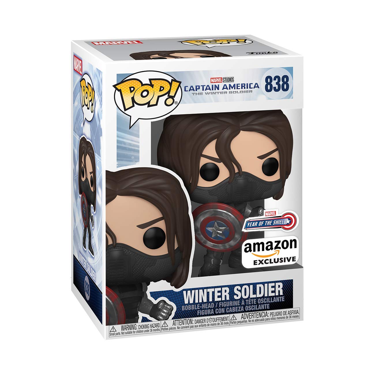 [PRÉ-RESERVA] Funko POP! Marvel #838 Winter Soldier Year of the Shield Exclusivo