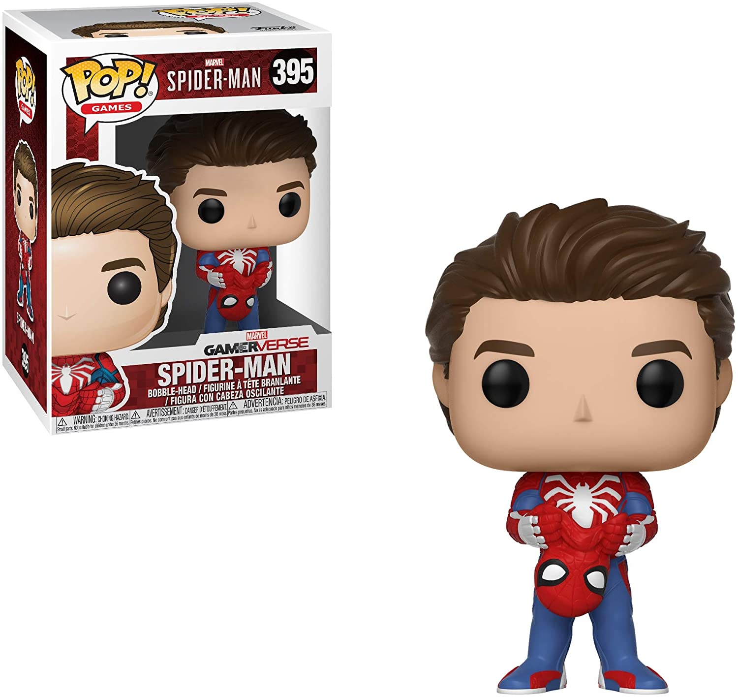 Funko POP! Marvel Spider-Man #395 Unmasked Spider-Man