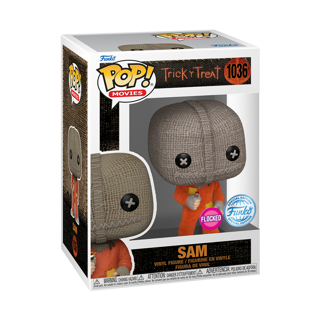 Funko POP! Trick R' Treat #1036 Sam Flocked Exclusivo