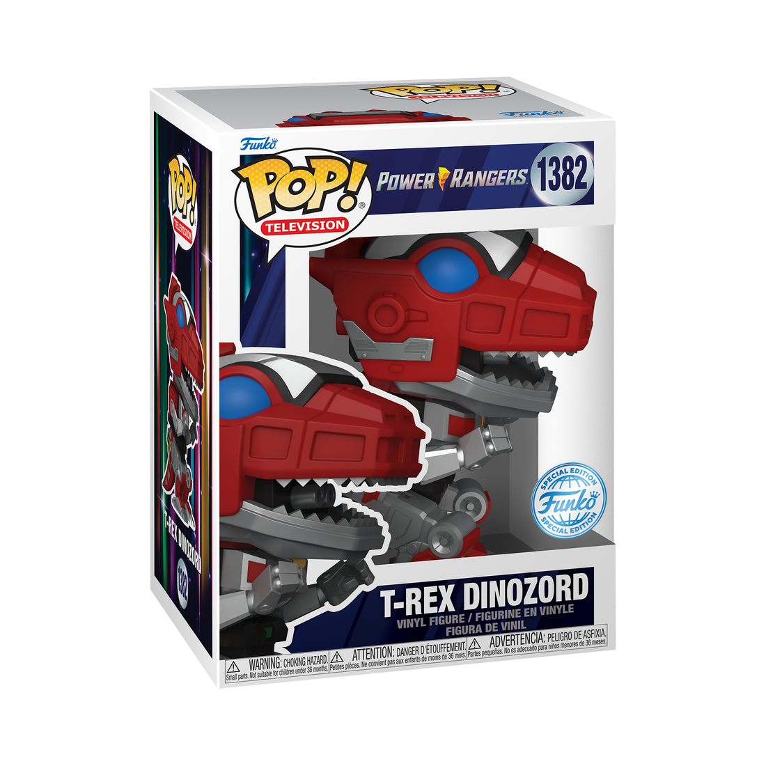 Funko POP! Power Rangers #1382 T-Rex Dinozord Exclusivo