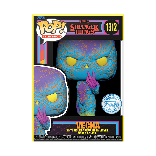 [PRÉ-RESERVA] Funko POP! Stranger Things #1312 Vecna Black Light Exclusivo