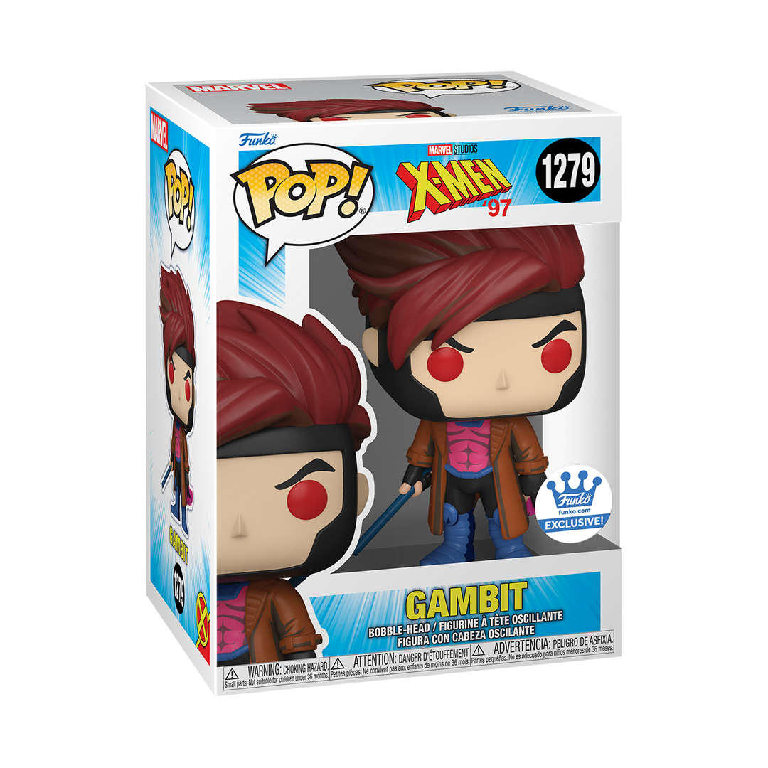 Funko POP! Marvel X-Men '97 #1279 Gambit Exclusivo