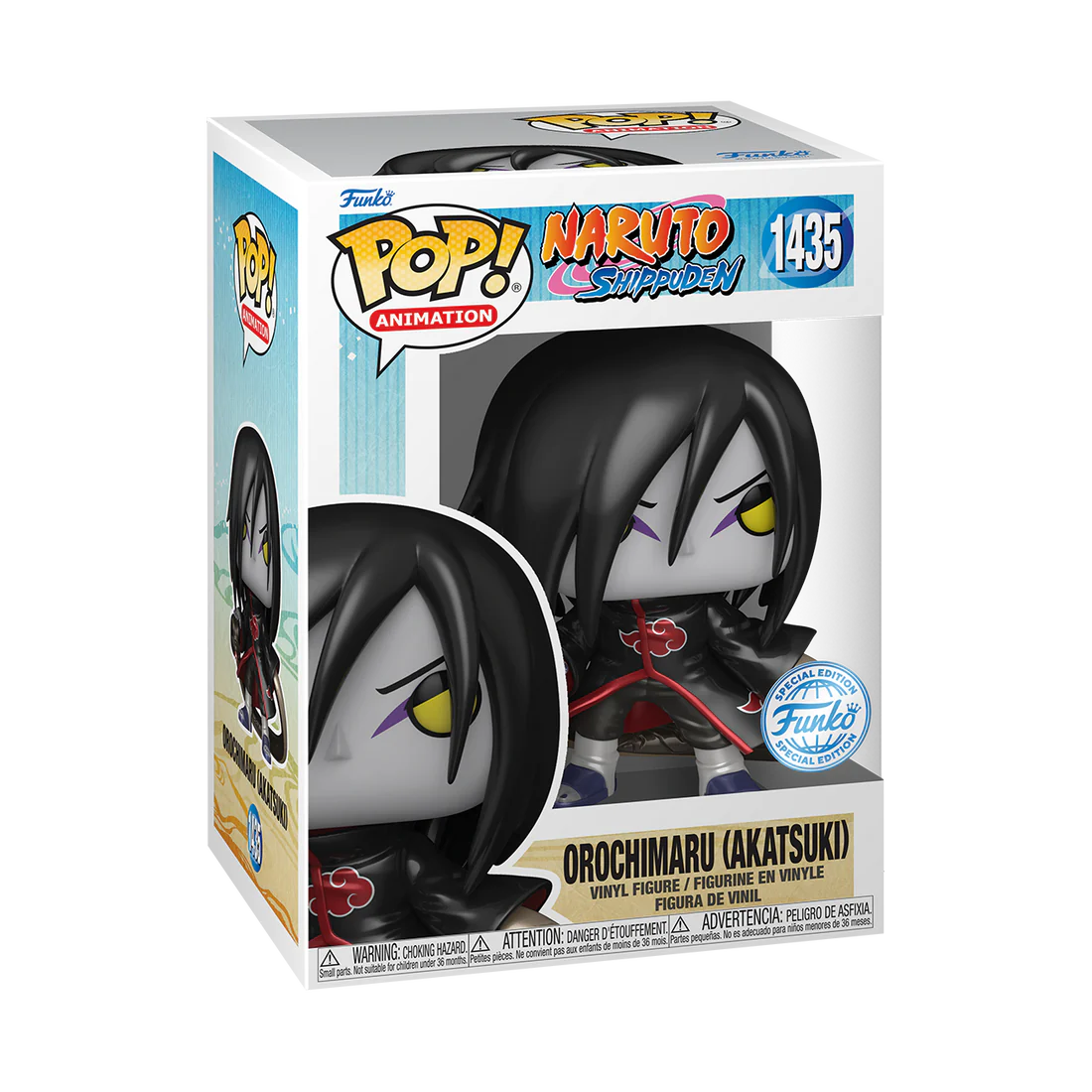 Funko POP! Naruto Shippuden #1435 Orochimaru (Akatsuki) Metallic Exclusivo