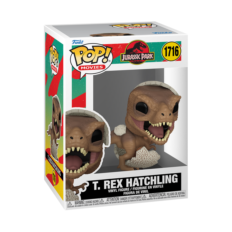 Jurassic Park Hatchling POP! Movies Vinyl Figure Tyrannosaurus Rex 9 cm
