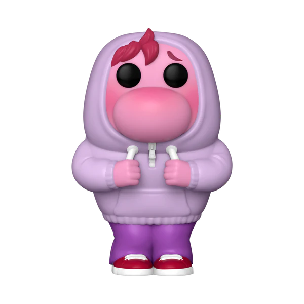 Funko POP! Disney Inside Out 2 #1450 Embarrassment fora da embalagem, mostrando o design detalhado de Embarrassment, pronto para ser exibido na tua coleção de Funko POPs.