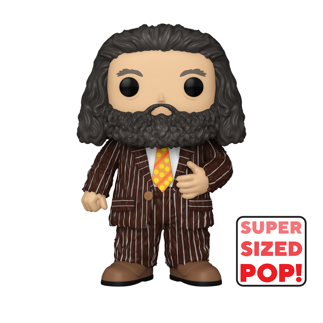 Funko POP! Harry Potter #171 Hagrid fora da embalagem, mostrando o design detalhado de Hagrid, pronto para ser exibido na tua coleção de Funko POPs.