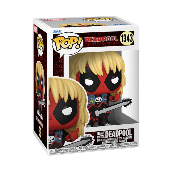 [PRÉ-RESERVA] Deadpool Parody POP! Vinyl Figure Metal band 9 cm