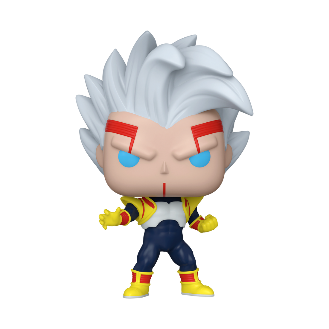 Funko POP! Dragon Ball GT #1635 Super Baby 2 fora da embalagem, exibindo a forma ameaçadora e detalhes do personagem Super Baby 2, com ênfase em sua expressão e musculatura.