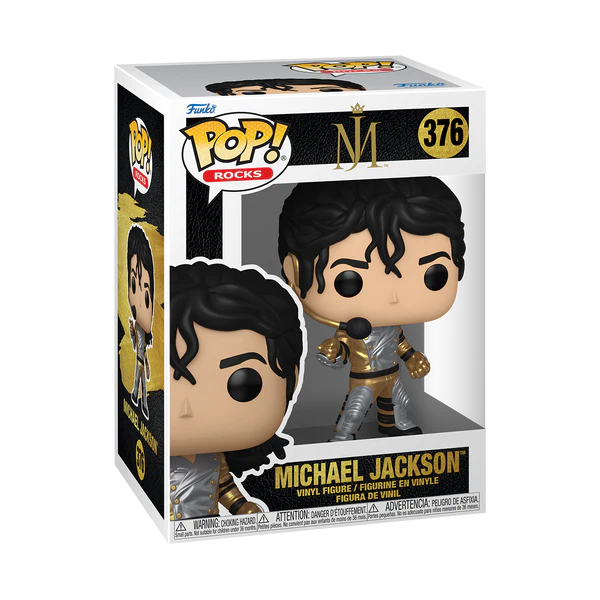 [PRÉ-RESERVA] Michael Jackson POP! Rocks Vinyl Figure Armor 9 cm