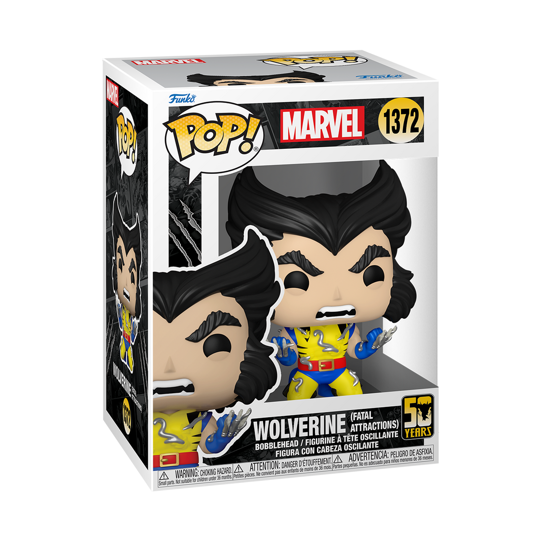 [PRÉ-RESERVA] Marvel POP! Marvel Vinyl Figure Wolverine 50th - Ultimate Wolverine w/ Adamantium 9 cm