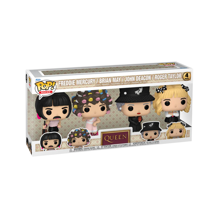 Funko POP! Rocks Queen # I Want to Break Free 4-Pack